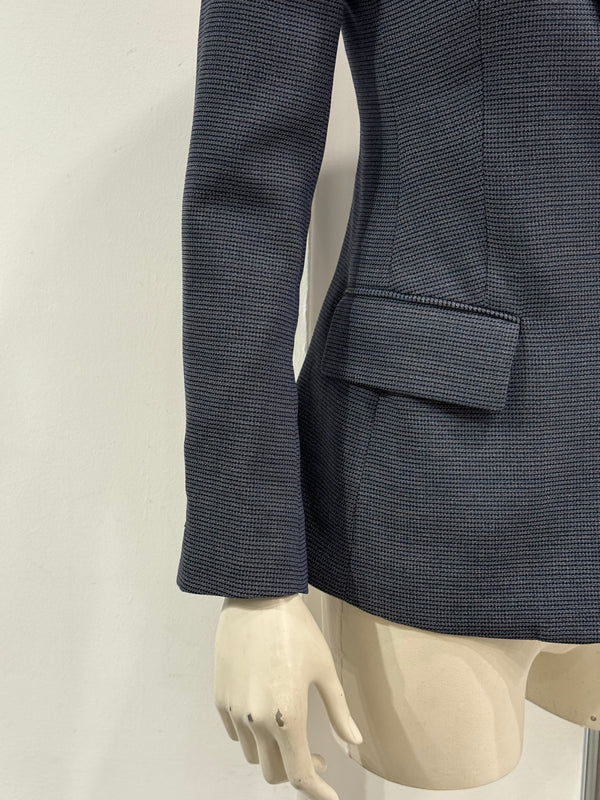 A/W2007 Maison Margiela wool pointed wrinkled shoulder blazer
