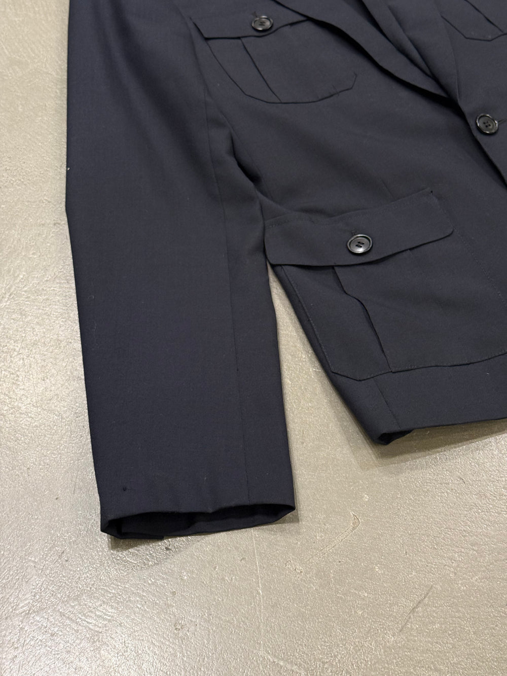 S/S2006 Dior by Hedi Slimane multi-pocket tailored military jacket