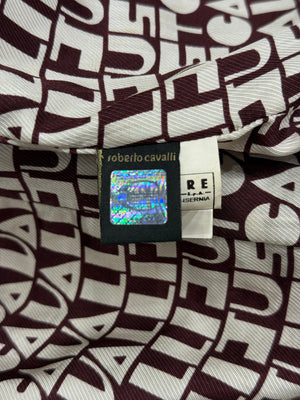 2000s Roberto Cavalli western leather jacket