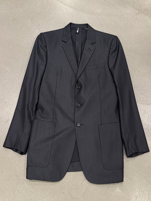 S/S2002 Dior by Hedi Slimane tailored coated blazer