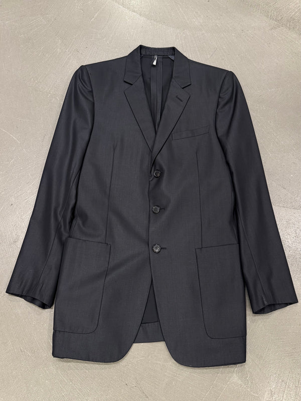 S/S2002 Dior by Hedi Slimane tailored coated blazer