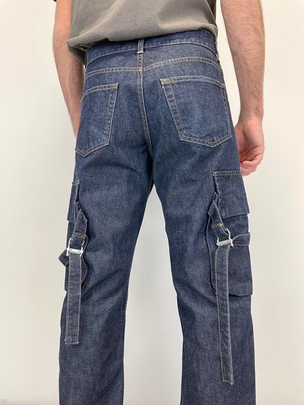 AW2004 Helmut Lang bondage cargo denim
