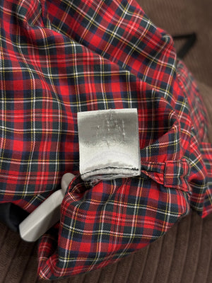 A/W2005 Dior by Hedi Slimane runway eagle embroidery check shirt
