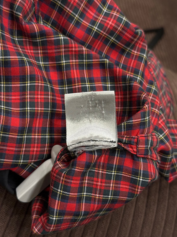 A/W2005 Dior by Hedi Slimane runway eagle embroidery check shirt