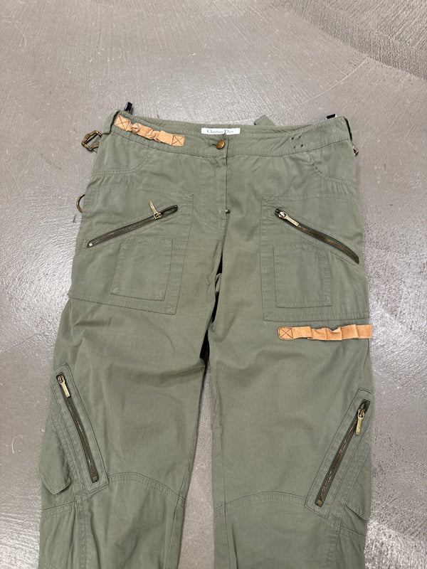 S/S2003 Dior by John Galliano lace-up bondage cargo short pants