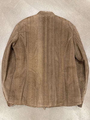 2008 Giorgio Armani python leather jacket