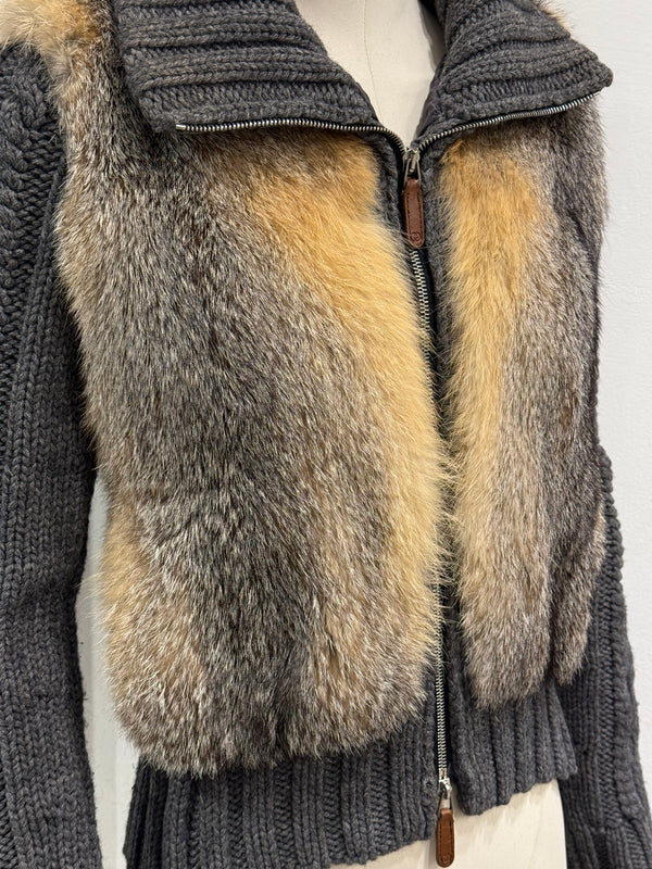 2007 Gucci fur cardigan