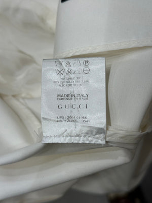2004 Gucci white fitted blazer
