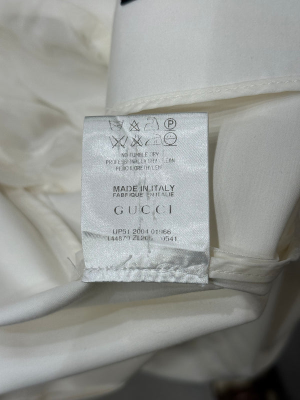 2004 Gucci white fitted blazer