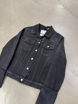 1990s Helmut Lang coated denim jacket