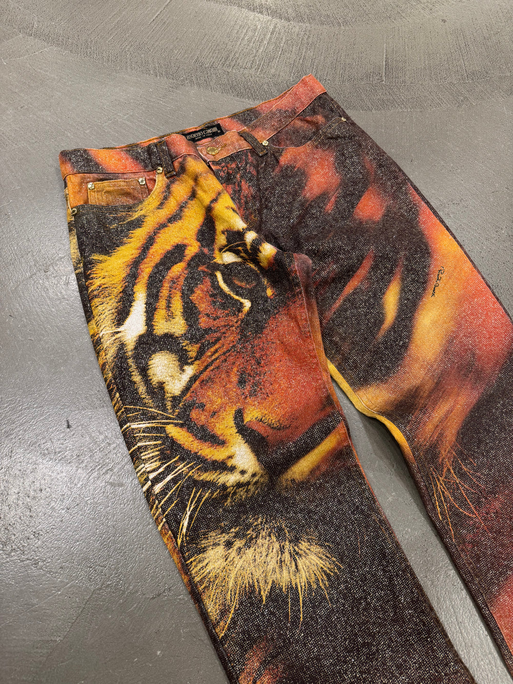 AW2000 Roberto Cavalli Tiger jeans