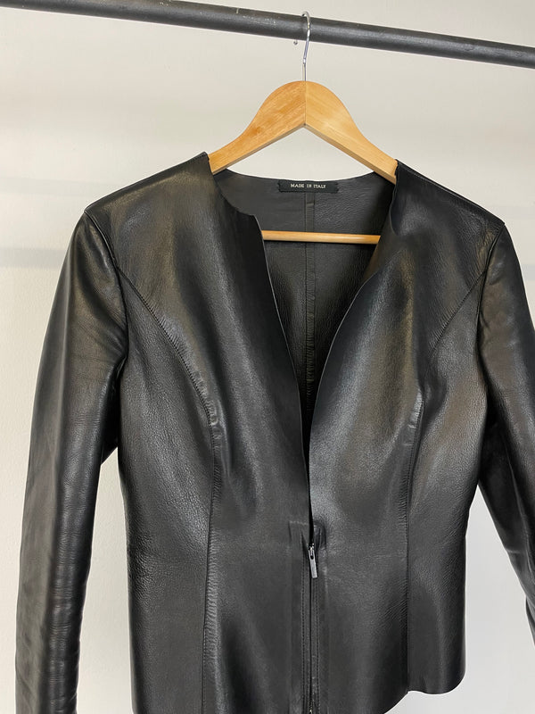 AW1997 Gucci by Tom Ford biker leather jacket