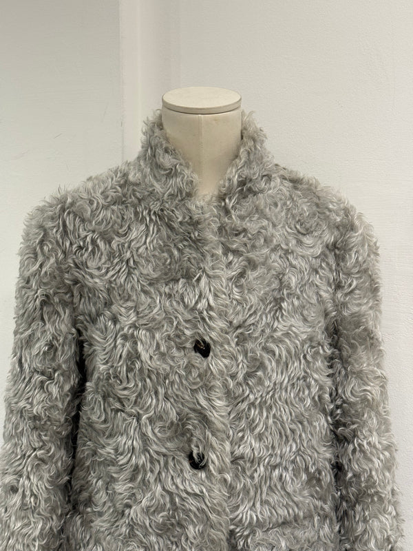 A/W2007 Prada runway faux fur mohair coat