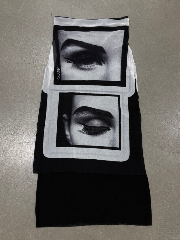 S/S2001 Jean Paul Gaultier “Madonna” eye mesh skirt
