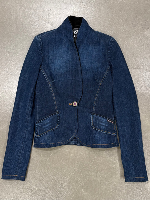 2000s Dolce & Gabbana faded denim jacket