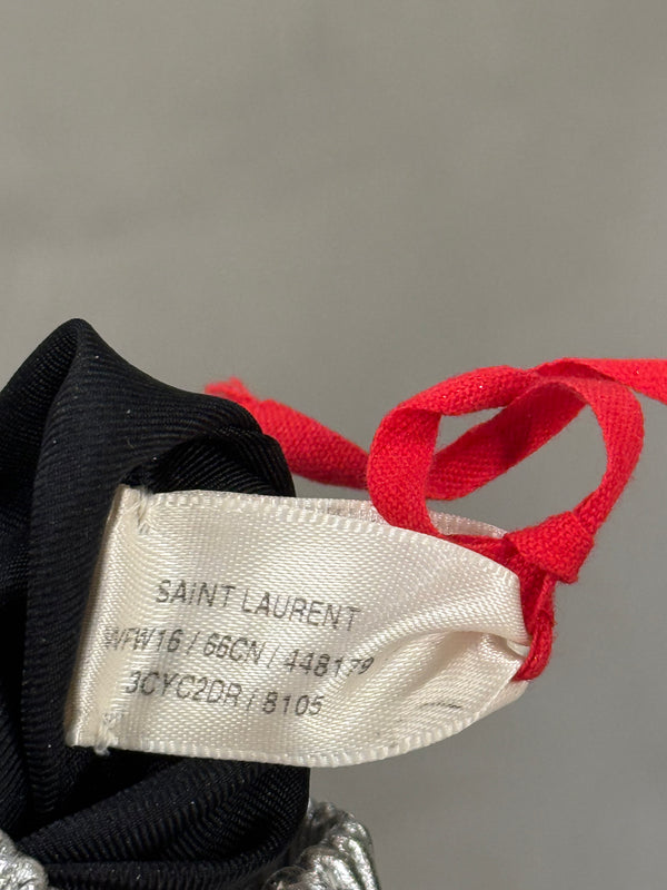 A/W2016 Saint Laurent by Hedi Slimane sample leather bomber jacket