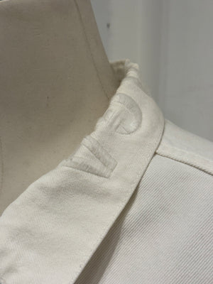 2018 Balenciaga deconstructed oversized denim jacket