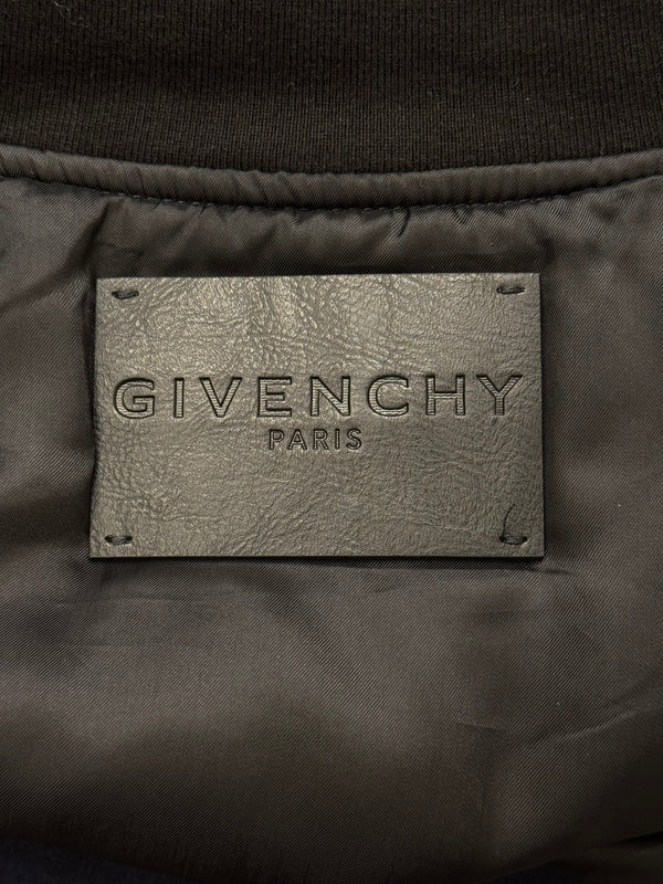 2021 Givenchy liquid metal iridescent bomber