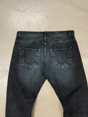 2000s Rick Owens faded jeans