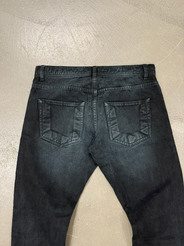 2000s Rick Owens faded jeans