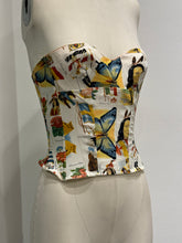 Load image into Gallery viewer, S/S2002 CHRISTIAN Dior cigar print corset top

