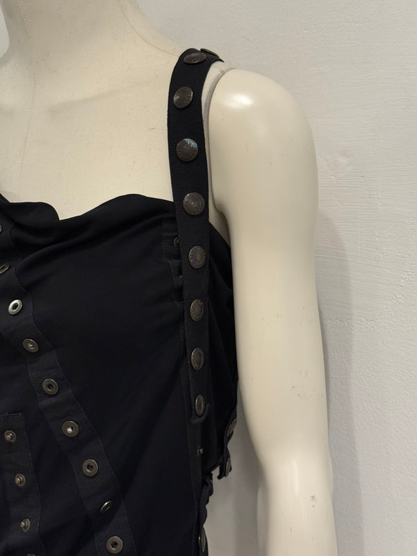 S/S2003 Dolce & Gabbana runway buttons tank top