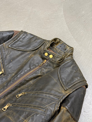 A/W2003 Dsquared2 3-in-1 runway coated military jacket