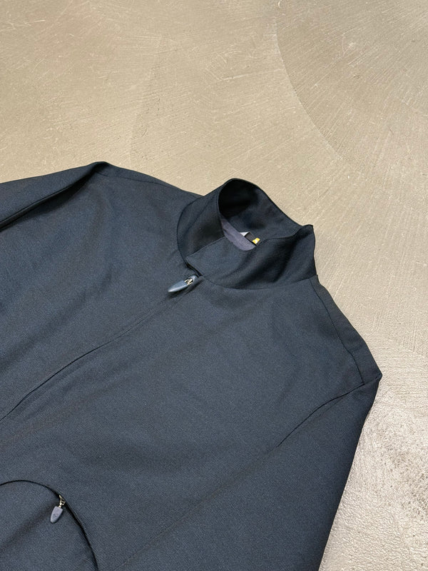 1990s Mandarina Duck egg cell zip-up jacket