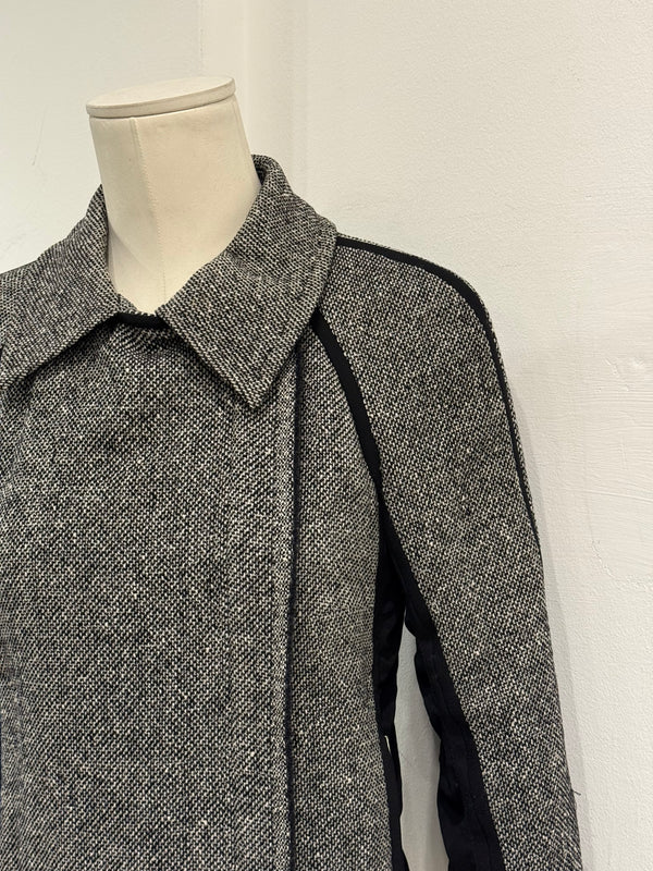 2000s Gianfranco Ferré paneled tweed jacket