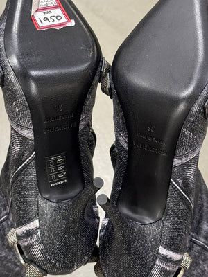 Balenciaga heeled city boots - new
