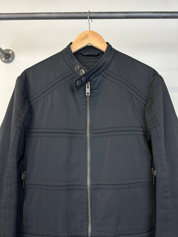 2000s Gucci by Tom Ford paneled moto jacket