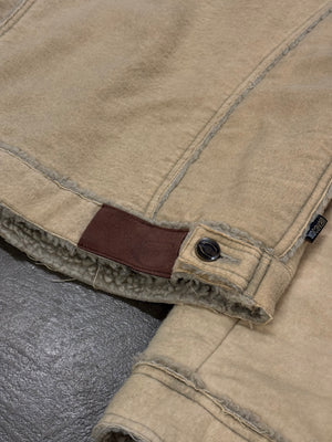 2000s Cavalli faux shearling trucker jacket