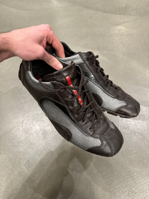 2000s Prada vintage leather sneakers