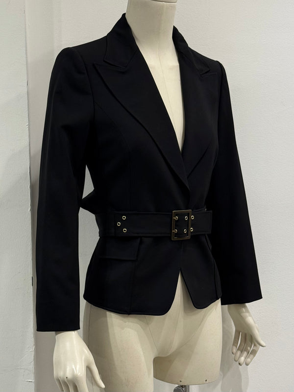 A/W2003 Gucci by Tom Ford belted military jacket