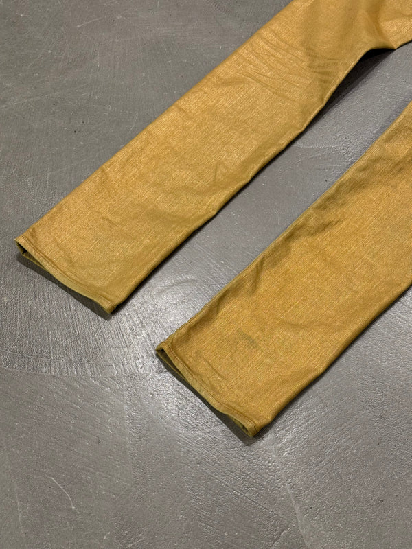 S/S2009 Dior gold coated radioactive jeans