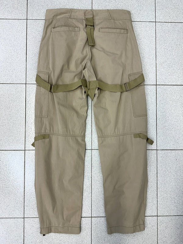 SS2004 Dolce & Gabbana Bondage parachute cargo pants