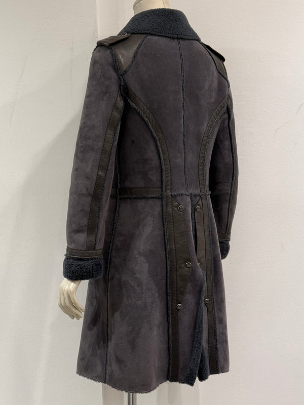 F/W2006 Dolce & Gabbana shearling napoleon coat