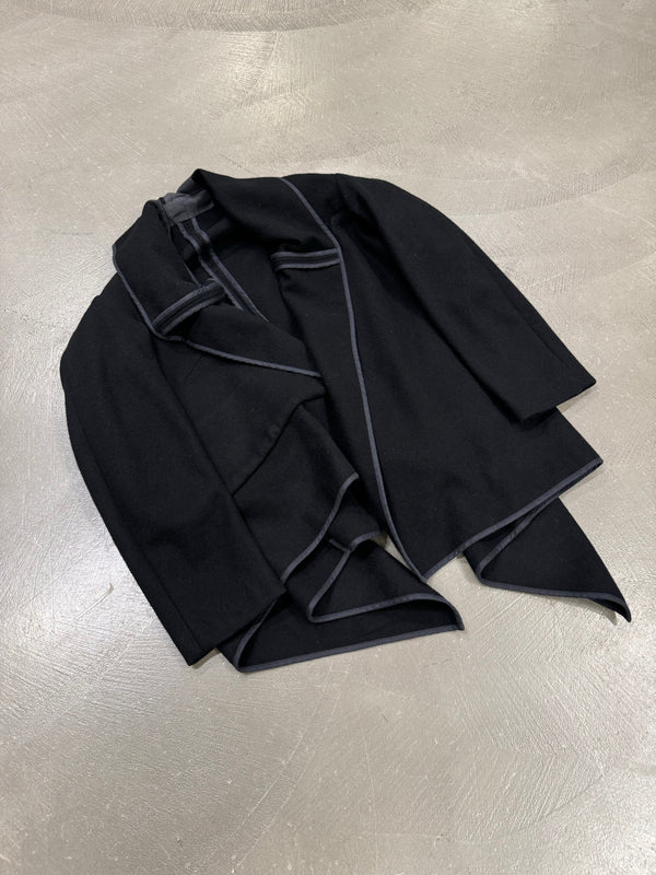 1990s Comme des Garçons asymmetrical wool jacket