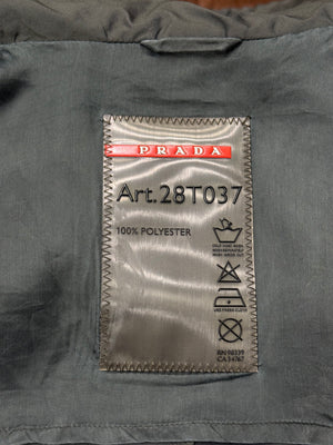 Prada oversized collar light jacket