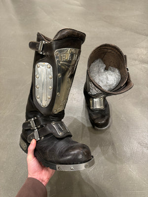 1990s Kadoya armored biker boots