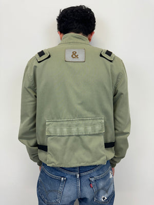 2000s Dolce & Gabbana military cargo bomber jacket