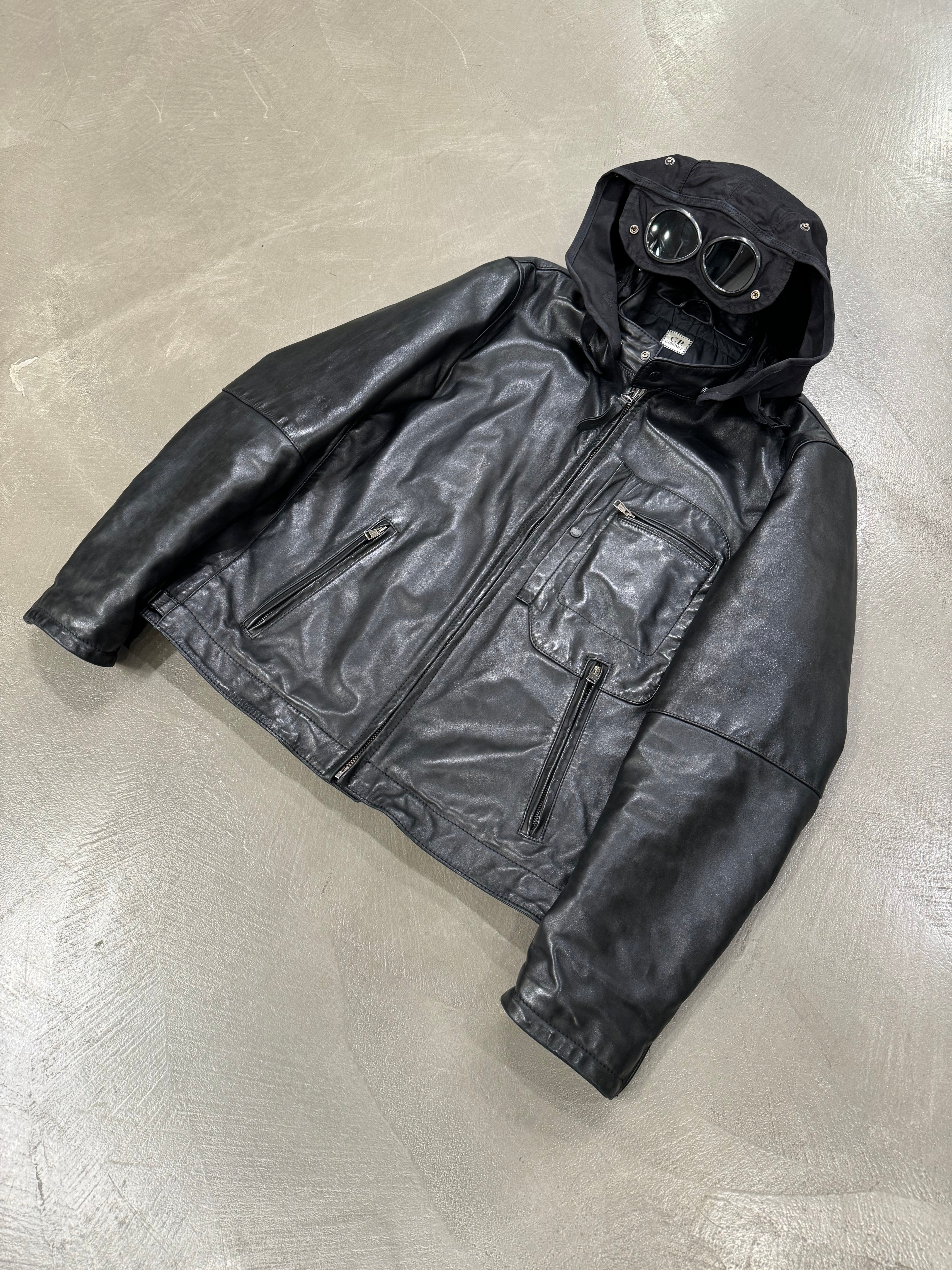 A/W 2005 C.P. Company goggle leather jacket