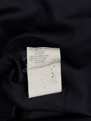 2006 Armani pinstripe peplum blazer jacket