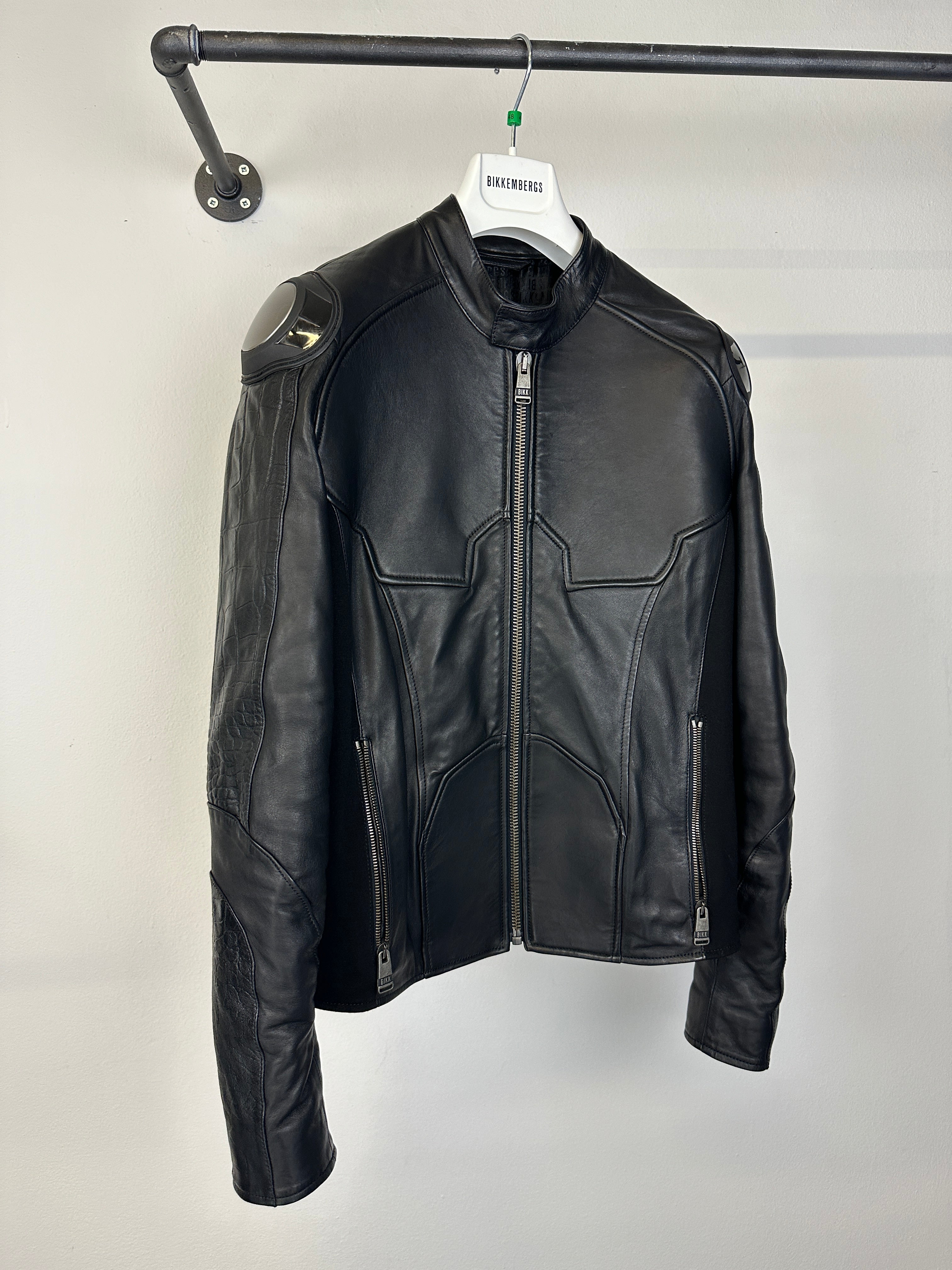 ジャケット・アウター dirk bikkembergs DIRK BIKKEMBERGS Leather Jacket M – Archive Club
