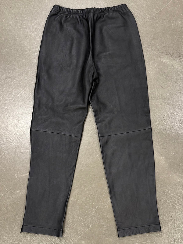 2016 Balenciaga leather sweatpants