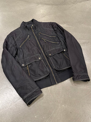 A/W2007 Cavalli puffer moto jacket