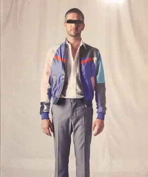 S/S2007 Maison Margiela patchwork paneled bomber jacket