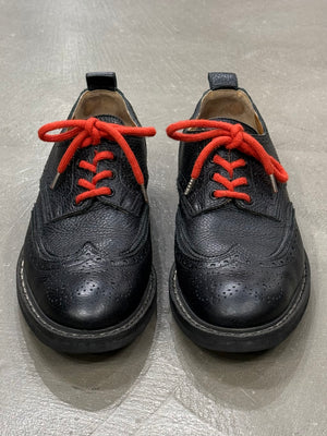 2010s Givenchy by Riccardo Tisci metal seam derby shoes