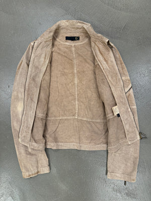 2001 Cavalli faded zipper light jacket