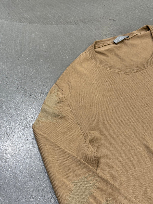 S/S2005 Dior by Hedi Slimane runway distressed knit sweater